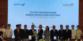 Pjico bảo hiểm Bamboo Airline